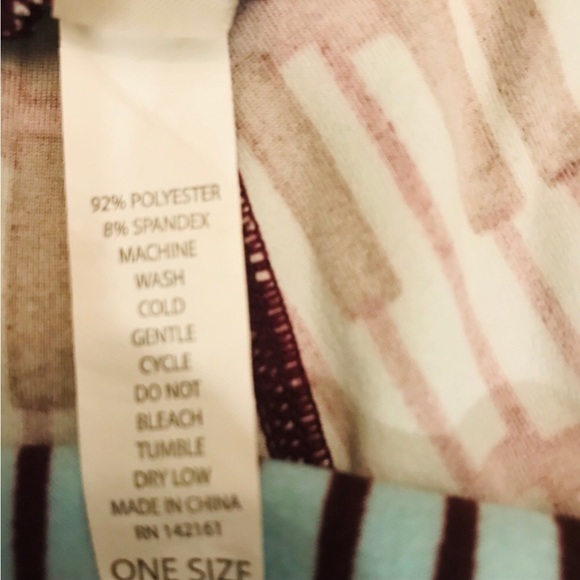 LULAROE piano keys stretchy leggings OS S M L XL - Picture 4 of 4